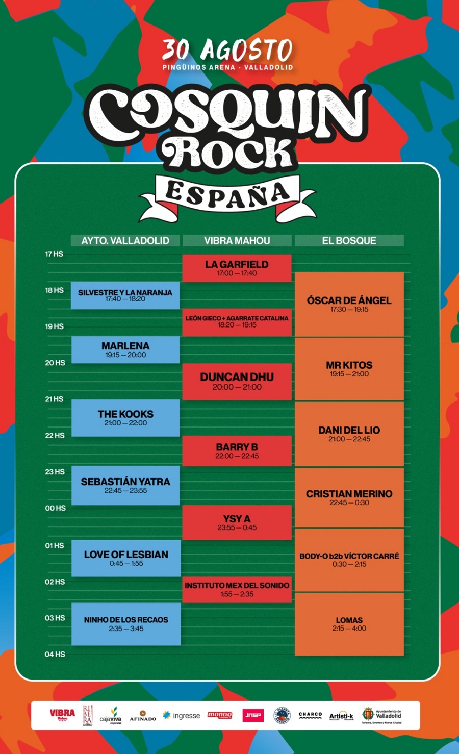 Agenda de Conciertos de Valladolid Watios y Decibelios