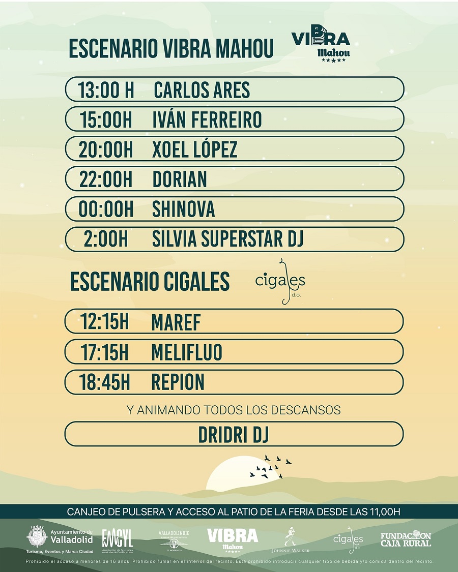 Agenda de Conciertos de Valladolid Watios y Decibelios