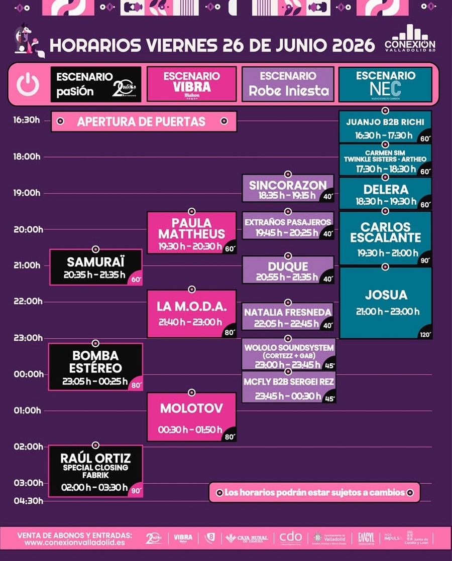 Agenda de Conciertos de Valladolid Watios y Decibelios